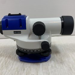 κκ シンワ測定 レーザー機器 オートレベル L164622 SA-32A ブルー×ホワイト Aランク