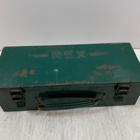  REX レッキス 切断工具 ネジ切り ダイス一部欠品 2RC レッド