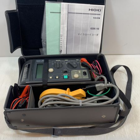  HIOKI 工具 HIOKI 8206 マイクロハイコーダー 8206