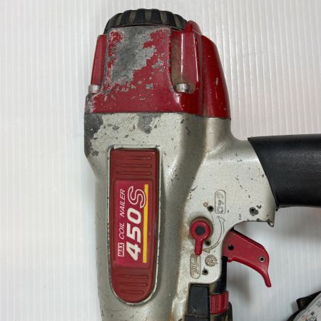  MAX マックス エアツール エアネイラ 常圧  450S レッド