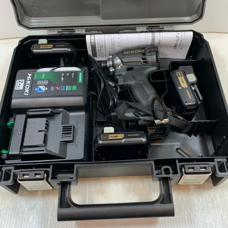  HiKOKI ハイコーキ 締め付け工具 インパクトドライバ コードレス式 10.8v 4.0Ah J840071 WH12DCA ブラック×ゴールド