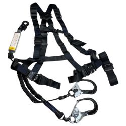 κκ 大華物産 工具関連用品 フルハーネス型安全帯 2024年製 EN-354 ブラック Bランク