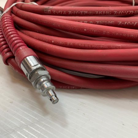  MAX マックス 工具消耗品 スーパーエアホースKH6 スーパーソフトⅡ  高圧 ｽｰﾊﾟｰｴｱﾎｰｽKH6 ｽｰﾊﾟｰｿﾌﾄⅡ レッド