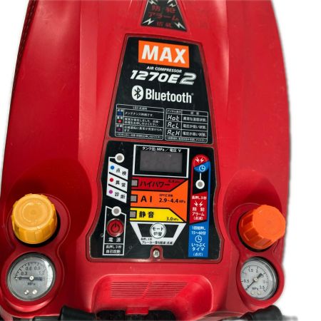 MAX マックス 工具 コンプレッサー 100v 19128063H タンク11L AK-HL1270E2 レッド 常圧・高圧