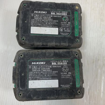  HiKOKI ハイコーキ 締め付け工具 インパクトドライバ 36v J4111387 WH36DC