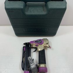 κκ HITACHI 日立 工具 エアツール エアタッカ ケース付 常圧 N2504M バイオレット Bランク