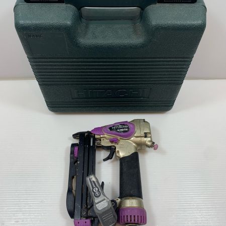  HITACHI 日立 工具 エアツール エアタッカ ケース付 常圧 N2504M バイオレット