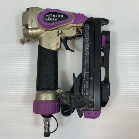 HITACHI 日立 工具 エアツール エアタッカ ケース付 常圧 N2504M バイオレット
