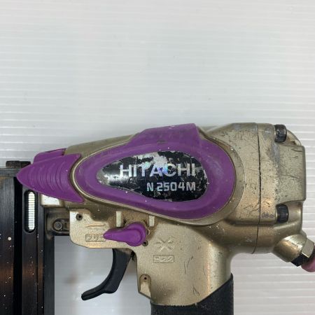  HITACHI 日立 工具 エアツール エアタッカ ケース付 常圧 N2504M バイオレット