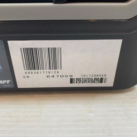  MAKITA マキタ 締め付け工具 インパクトドライバ 18v 6.0Ah 647059 TD173DRGX ブラック