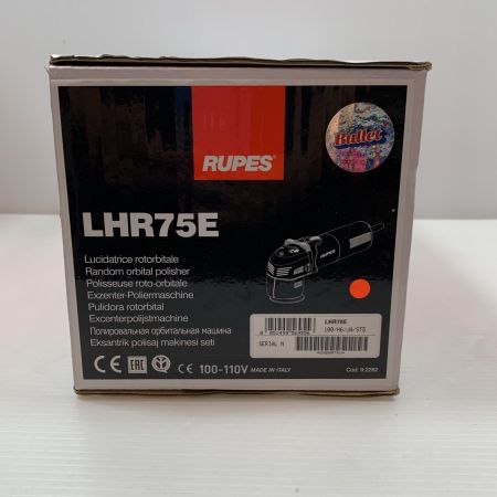  RUPES 研磨工具 ポリッシャー 付属品完備 100v  LHR75E-χ（kai） ブラック