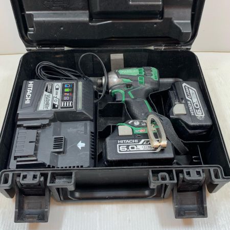  HITACHI 日立 締め付け工具 インパクトドライバ コードレス式 18v 6.0Ah D505318 WH18DDL2 グリーン