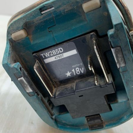  MAKITA マキタ 締め付け工具 インパクトレンチ コードレス式 18v 47807 TW285D ブルー