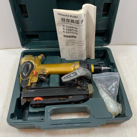  HITACHI 日立 エアツール エアタッカ 高圧 25mm 770027 N2504HM ゴールド