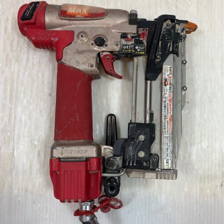  MAX マックス エアツール  ケース付 高圧 11C21900F HA-50P2(D) レッド