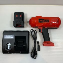 κκ Snap-on スナップオン 締め付け工具　インパクトレンチ 充電器・充電池1個付 コードレス式 18v 21384400 CT9080 レッド Aランク