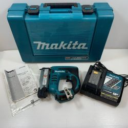 κκ MAKITA マキタ 電動工具 ピンタッカ 充電器・ケース付 コードレス式 14.4v 使用感有 FT350D グリーン Cランク