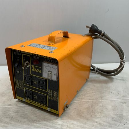  SUZUKID 工具関連用品 変圧器 コード式 100v/200v C22838 STX-312P オレンジ