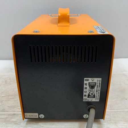  SUZUKID 工具関連用品 変圧器 コード式 100v/200v C22838 STX-312P オレンジ