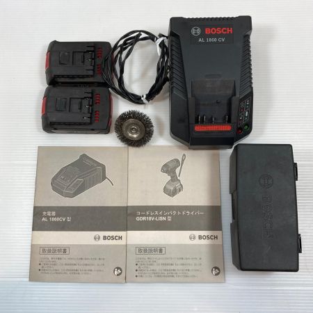  BOSCH ボッシュ 締め付け工具 インパクトドライバ コードレス式 18v 840000835 GDR 18V-LI グリーン×ブラック