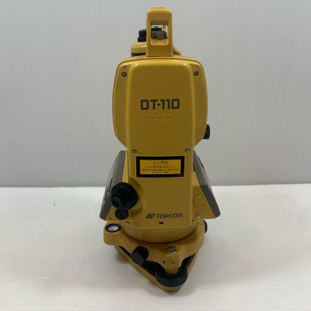  TOPCON レーザー機器RJ0632 電源のみ確認 DT-110 イエロー