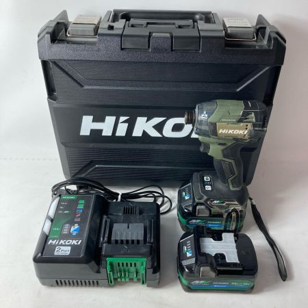 HiKOKI ハイコーキ インパクトドライバ コードレス式 36v 2.5Ah WH36DD グリーン 充電器・充電池2個・ケース付