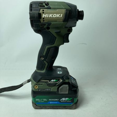 HiKOKI ハイコーキ インパクトドライバ コードレス式 36v 2.5Ah WH36DD グリーン 充電器・充電池2個・ケース付