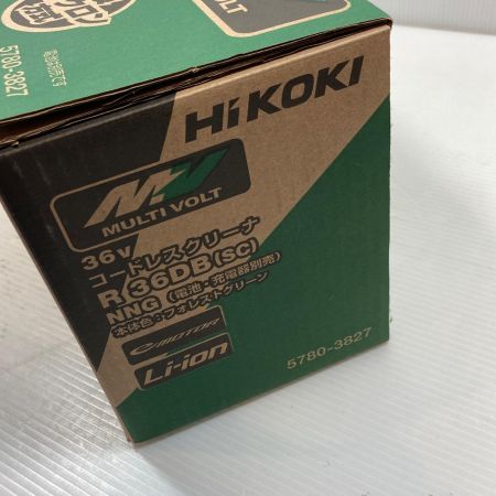 HiKOKI ハイコーキ クリーナー コードレス式 36v J341610 R36DB グリーン