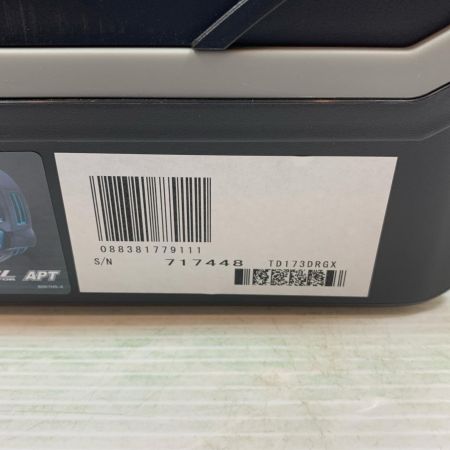  MAKITA マキタ 締め付け工具 インパクトドライバ コードレス式 18v 6.0Ah 717448 TD173DRGX ブルー