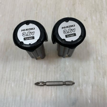  HiKOKI ハイコーキ 締め付け工具 ペンドライバドリル コードレス式 3.6v JO20260 DB3DL2 ブラック×グリーン