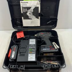 κκ Panasonic パナソニック 締め付け工具 インパクトドライバ  コードレス式 14.4v 4.2Ah 120921 EZ75A1 ブラック Bランク