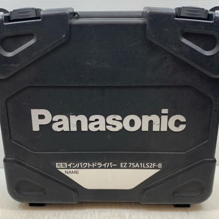  Panasonic パナソニック 締め付け工具 インパクトドライバ  コードレス式 14.4v 4.2Ah 120921 EZ75A1 ブラック