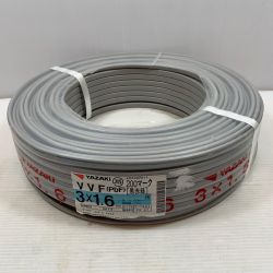 κκ YAZAKI 電材 VVFケーブル 3芯 1.6mm×100m 2023年7月(令和5年) Sランク