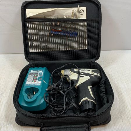 MAKITA マキタ 締め付け工具 インパクトドライバ コードレス式 10.8v 1.3Ah 73556X TD090D ホワイト×ブラック