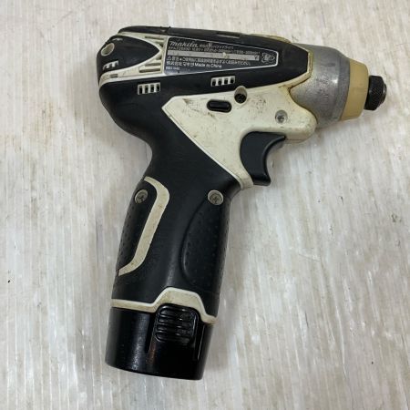  MAKITA マキタ 締め付け工具 インパクトドライバ コードレス式 10.8v 1.3Ah 73556X TD090D ホワイト×ブラック