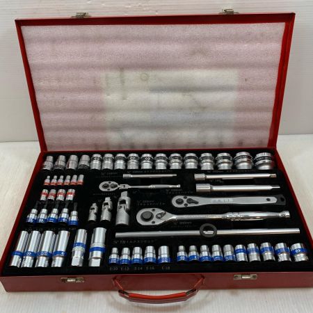  藤原産業 ハンドツール ソケット フルソケットレンチセット/ケース傷あり