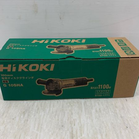  HiKOKI ハイコーキ 研磨工具 ディスクグラインダー コード式 100mm 100v C250965 G10SHA シルバー×ブラック
