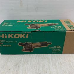κκ HiKOKI ハイコーキ 研磨工具 ディスクグラインダー HiKOKI コード式 100mm 100v C250963 G10SHA シルバー×ブラック Sランク