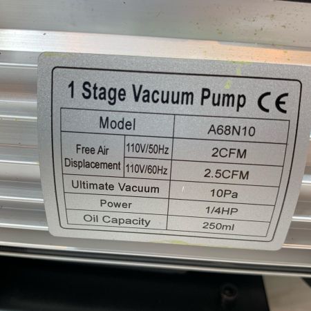   工具 真空ポンプ コード式 50mm A68N10
