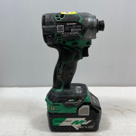  HiKOKI ハイコーキ 締め付け工具 インパクトドライバ コードレス式 36v 2.5Ah J5400359 WH36DC グリーン×ブラック