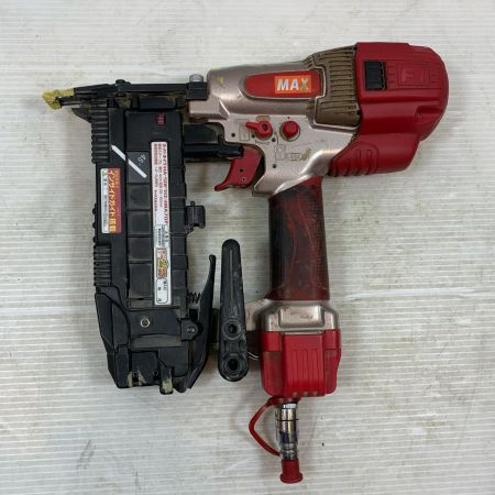  MAX マックス 工具 エアツール エアネイラ 高圧 14B27117F HA-50F1 シルバー×レッド