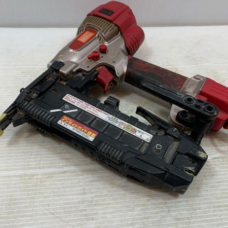  MAX マックス 工具 エアツール エアネイラ 高圧 14B27117F HA-50F1 シルバー×レッド