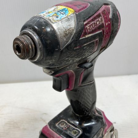  HITACHI 日立 締め付け工具 インパクトドライバ コードレス式 14.4v 030692 WH14DDL パープル×ブラック