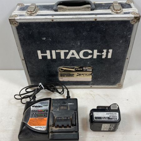  HITACHI 日立 締め付け工具 インパクトドライバ コードレス式 14.4v 030692 WH14DDL パープル×ブラック