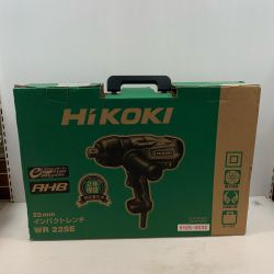 κκ HiKOKI ハイコーキ 締め付け工具 インパクトレンチ WR22SE 未使用品(S) ケース付 コード式 22mm 100v  WR22SE ライトグリーン Sランク