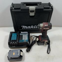 κκ MAKITA マキタ 締め付け工具 TD173DGX 充電器・充電池2個・ケース付 コードレス式 18v  TD173DGX レッド Bランク