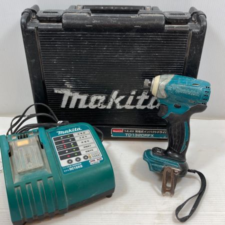  MAKITA マキタ 締め付け工具 インパクトドライバ コードレス式 14.4v 18650 TD132D グリーン