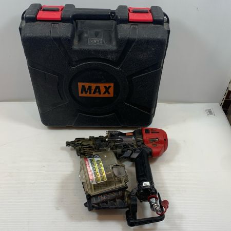  MAX マックス エアツール エア釘打ち HN-65N3(D) ケース付 高圧  HN-65N3(D) レッド