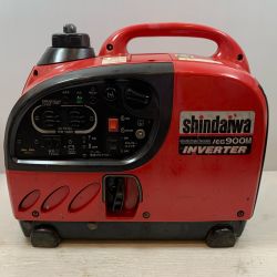 κκ shindaiwa 新ダイワ 大型機械 インバーター発電機  4サイクル IEG900M レッド Bランク