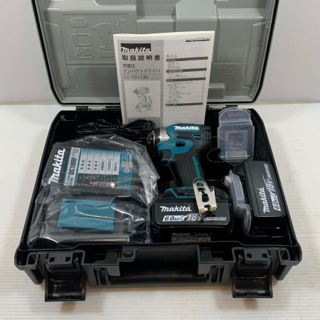  MAKITA マキタ 締め付け工具 インパクトドライバ コードレス式 18v 6.0Ah 724829 TD173DRGX ブルー